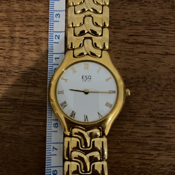 Esquire gold plated wristwatch - Picture 2 of 3